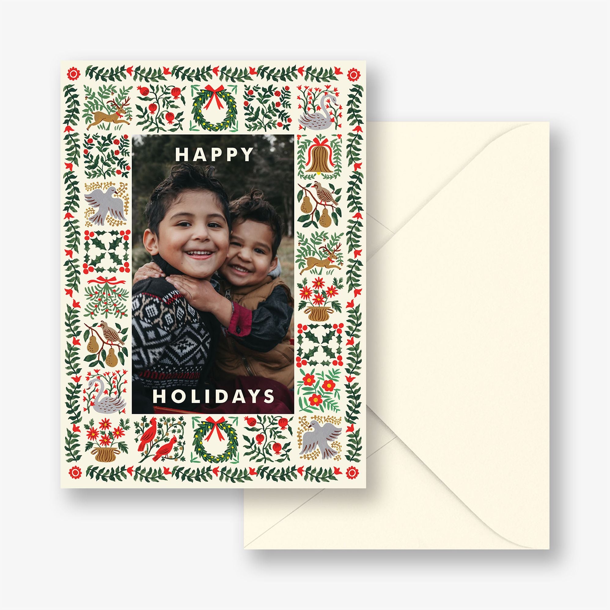Christmastide Holiday Photo Card