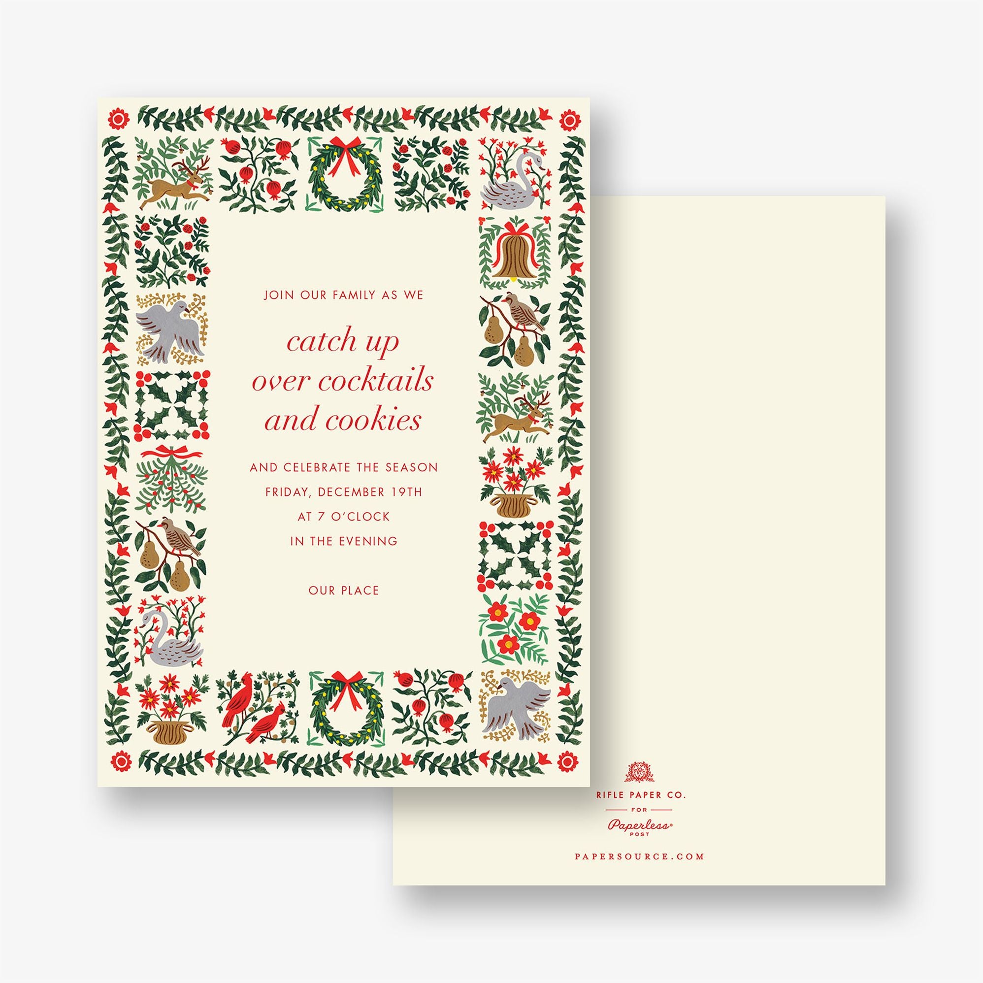 Christmastide Holiday Party Invitation