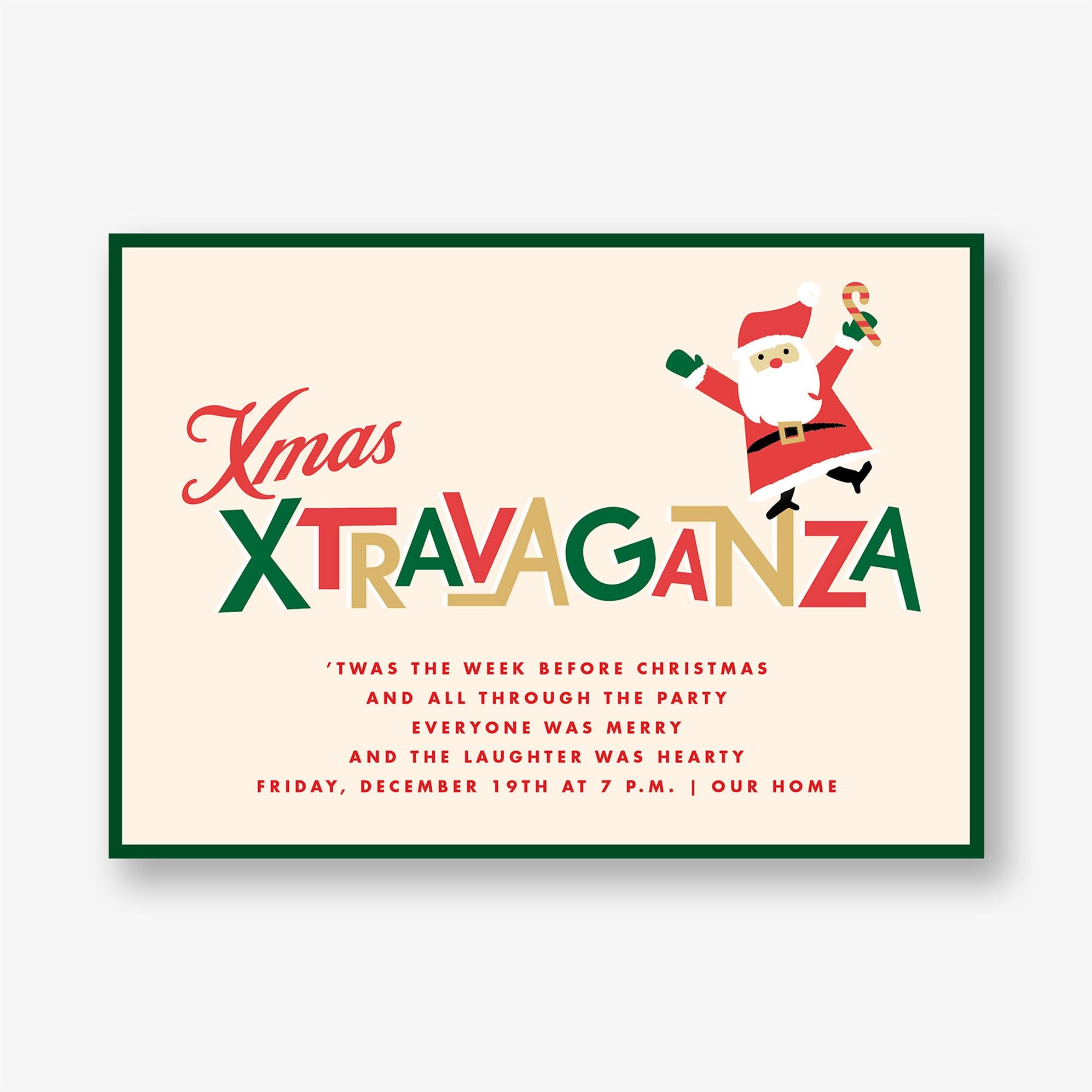 Xmas Xtravaganza Holiday Party Invitation