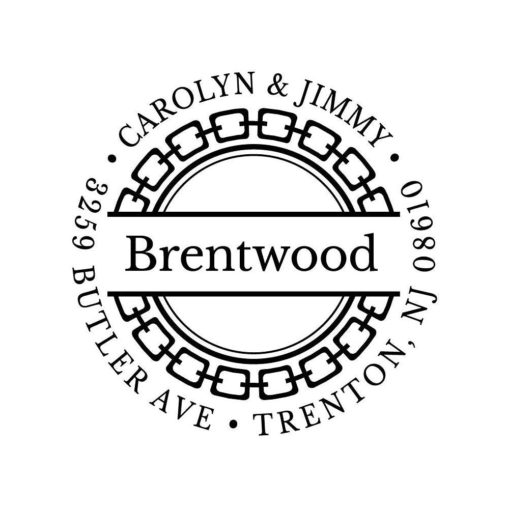 Connected Links Custom Stamp