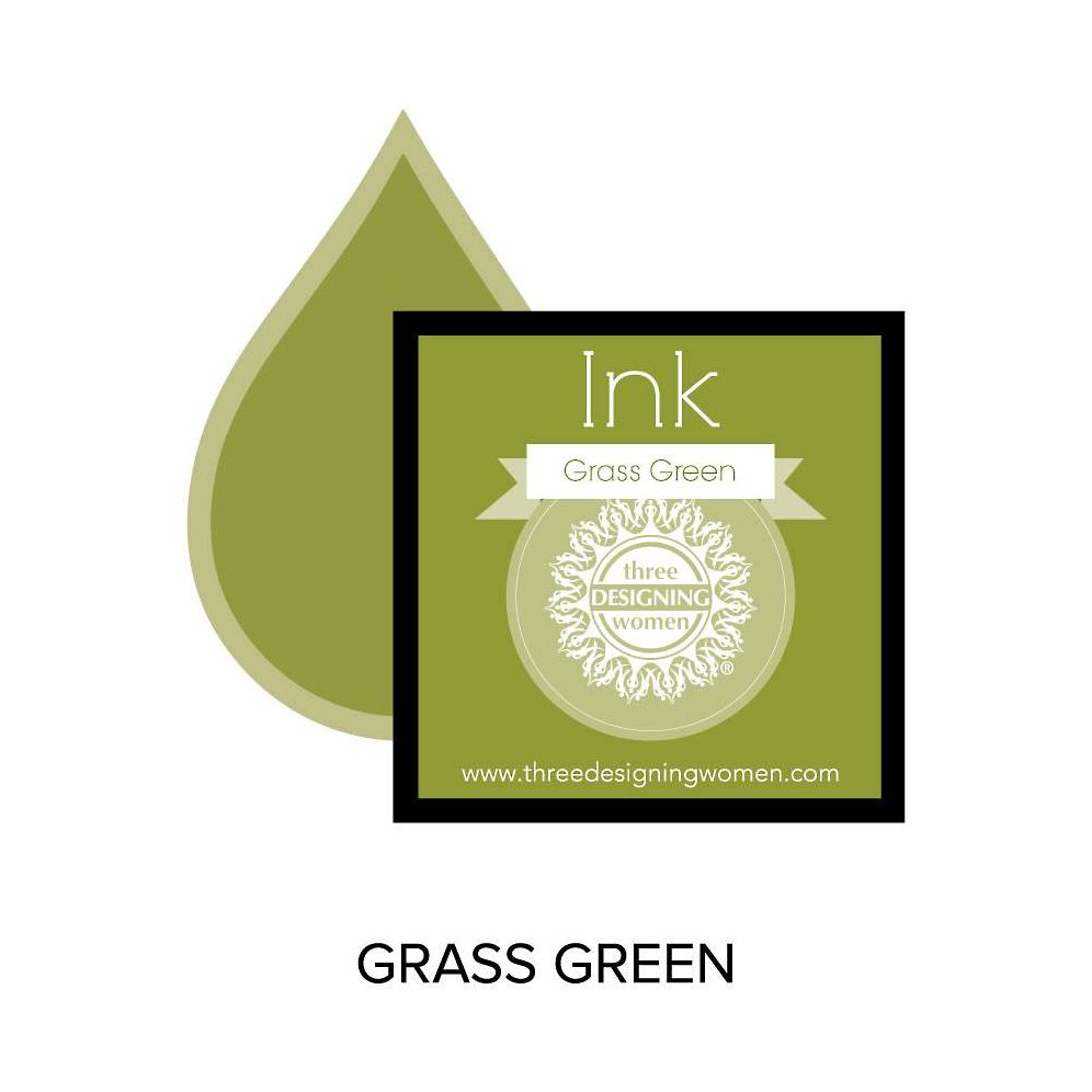 Grass Green Replacement Inkpad for Custom Stamps