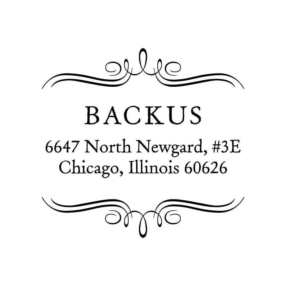 Vintage Marquis Custom Stamp