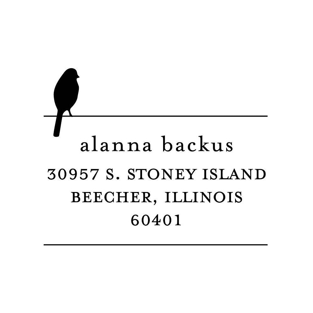 Bird on Wire Custom Stamp and Stamp Tool