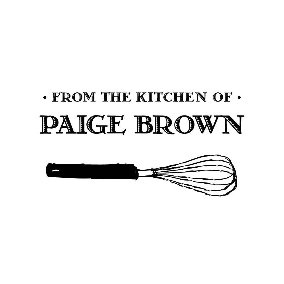 Kitchen Whisk Custom Stamp and Stamp Tool
