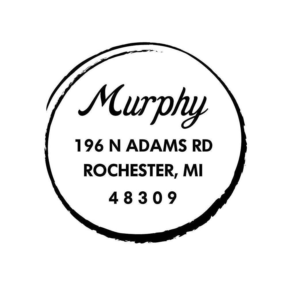 Brushstroke Circle Custom Stamp and Stamp Tool