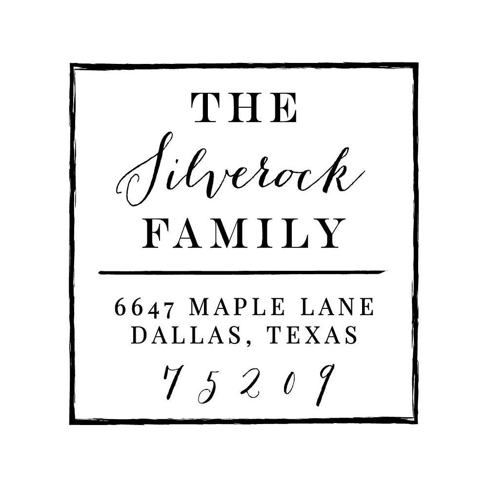 Hand Drawn Border Custom Stamp and Stamp Tool