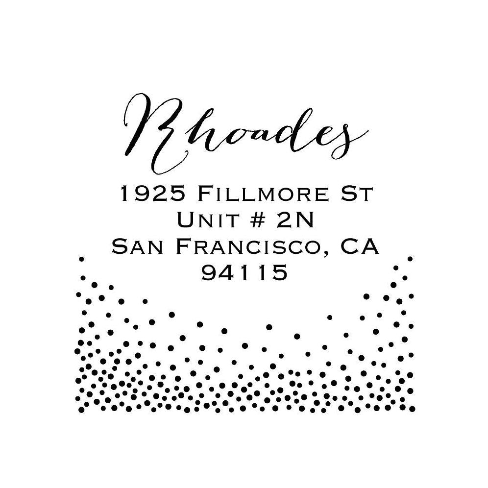 Champagne Custom Stamp and Stamp Tool