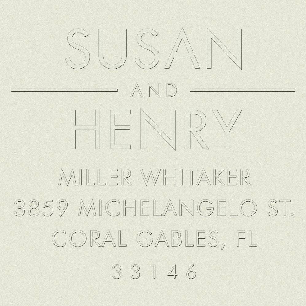 Deco Border Custom Embosser Plate