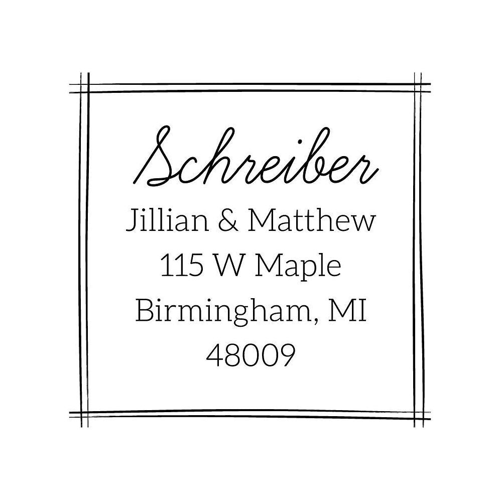 Line Border Custom Stamp and Stamp Tool