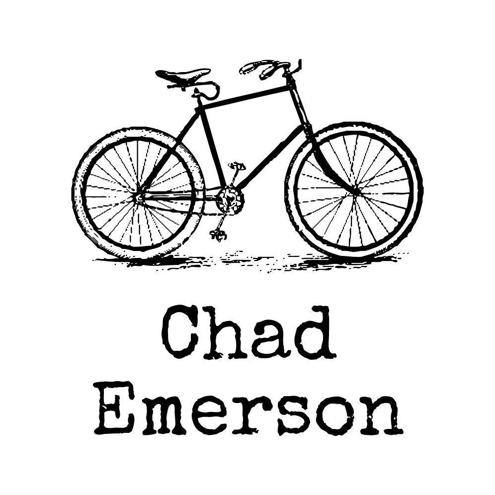 Bicycle Name Custom Stamp and Stamp Tool