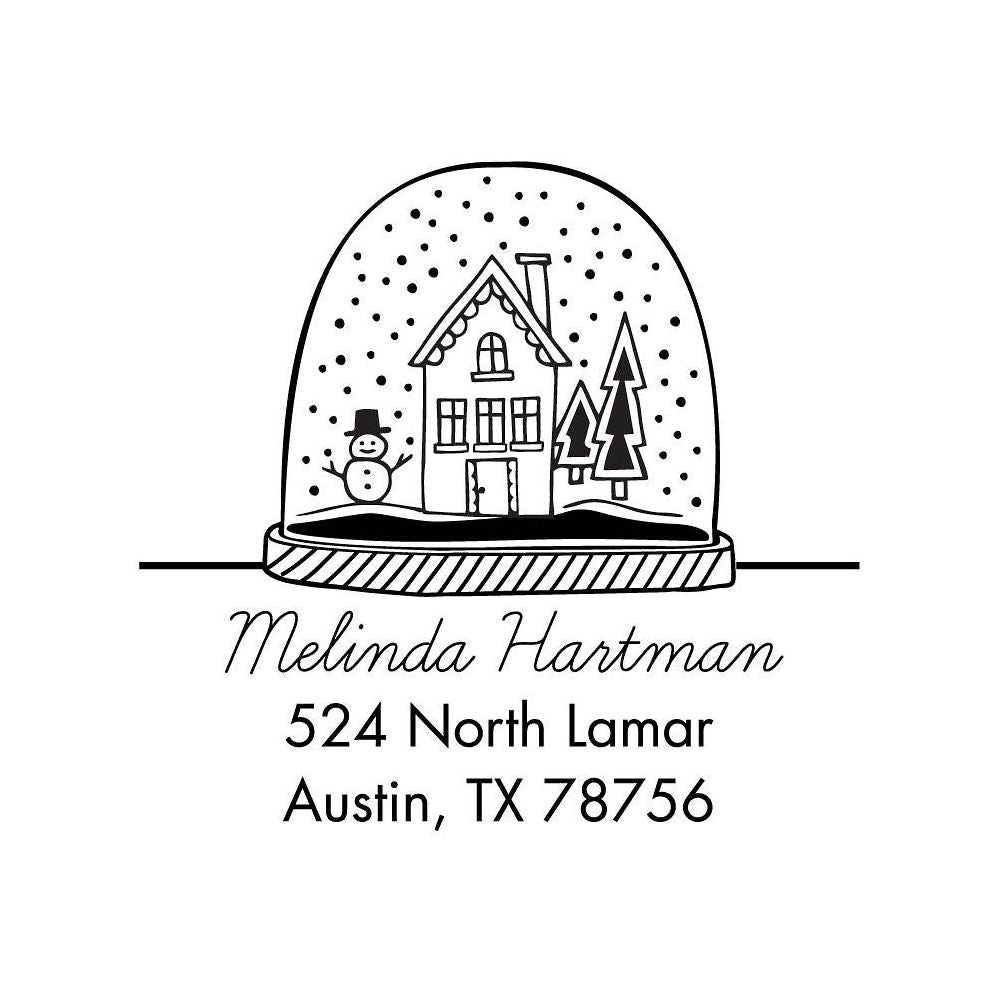 Snowglobe Village Custom Stamp and Stamp Tool