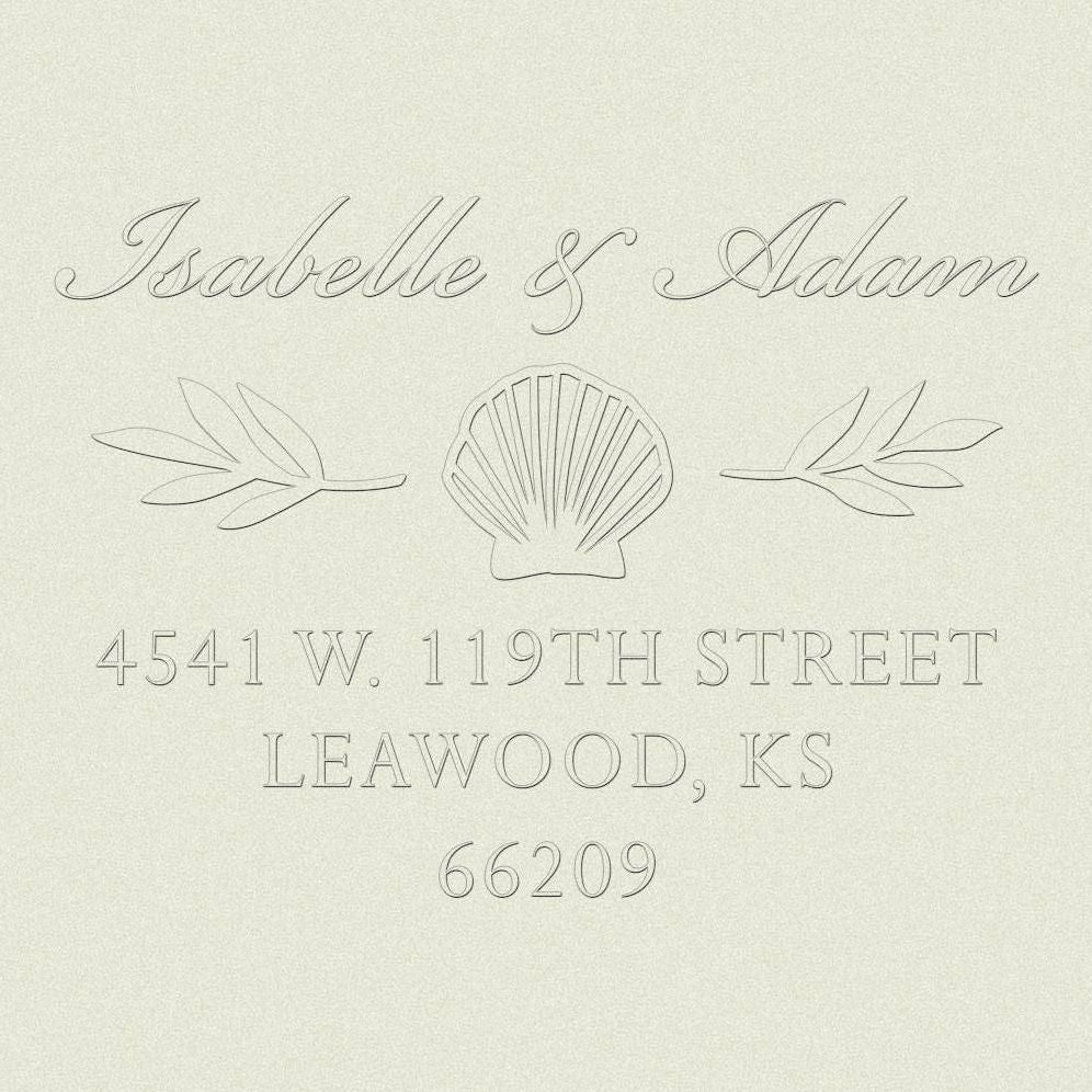 Seashells Custom Embosser