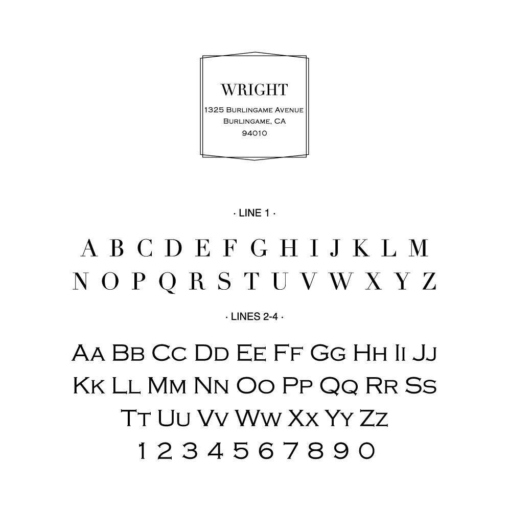 Fineline Foil Custom Stamp