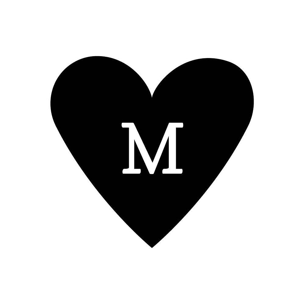 Filled Heart Custom Stamp and Stamp Tool