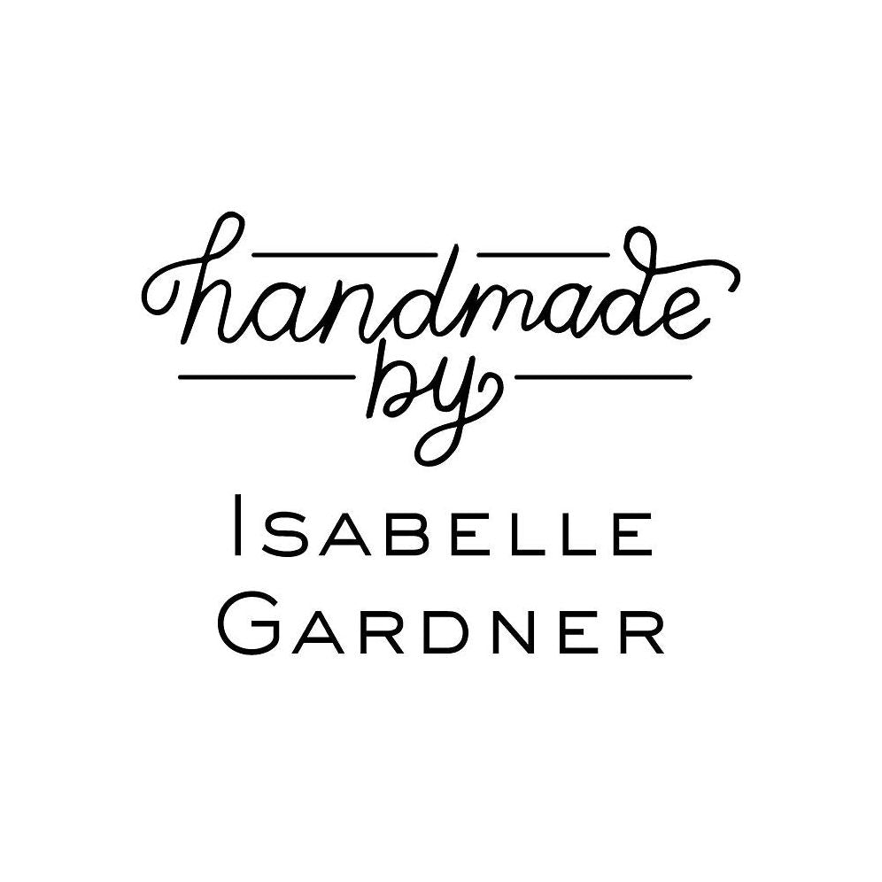 Handmade By Custom Stamp