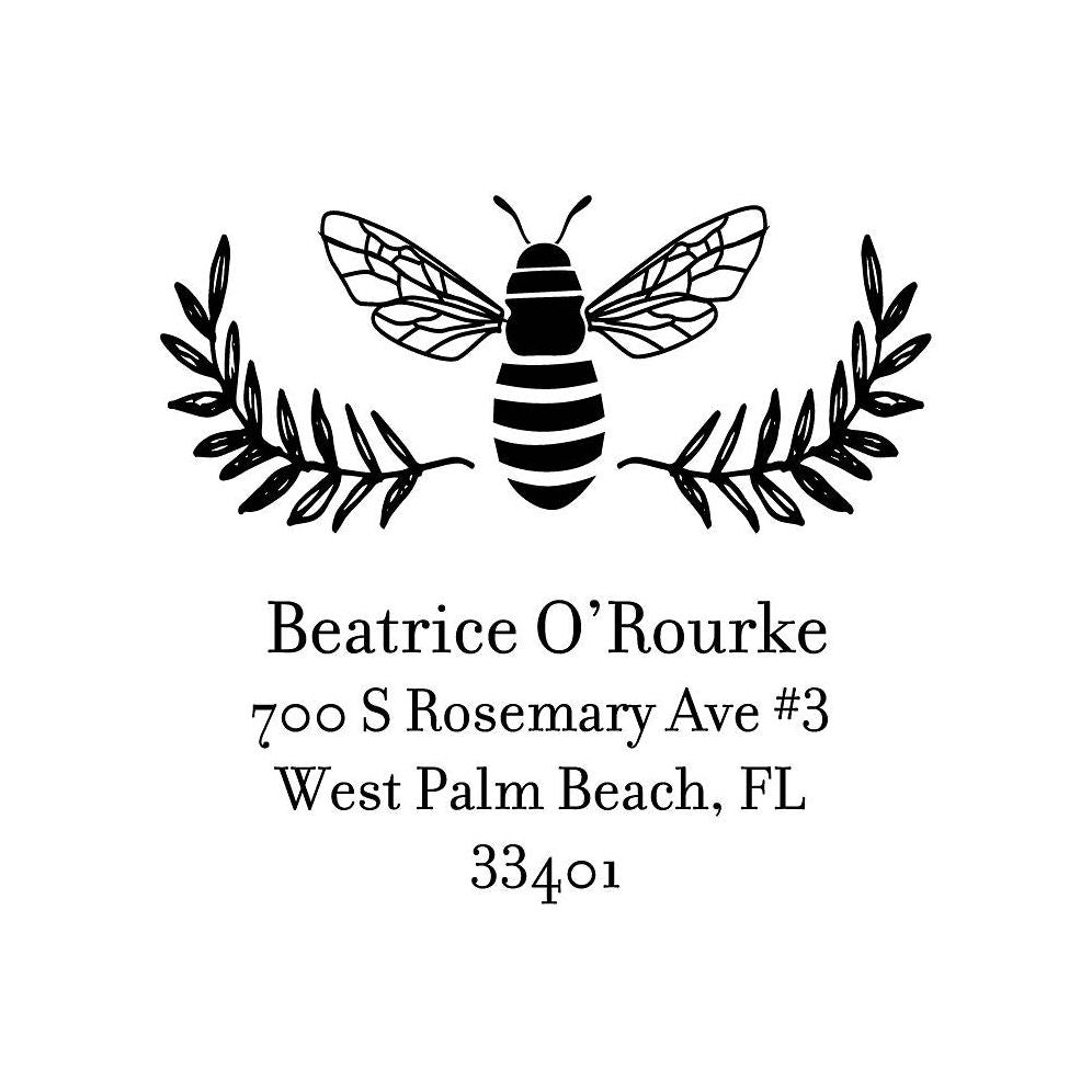 Bee Laurel Stamp and Stamp Tool