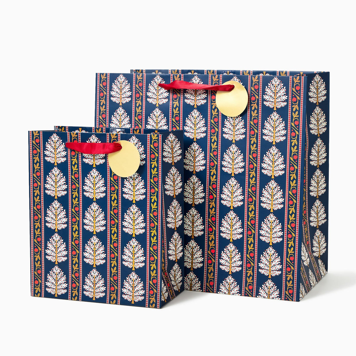 Tree Stripes Gift Bags