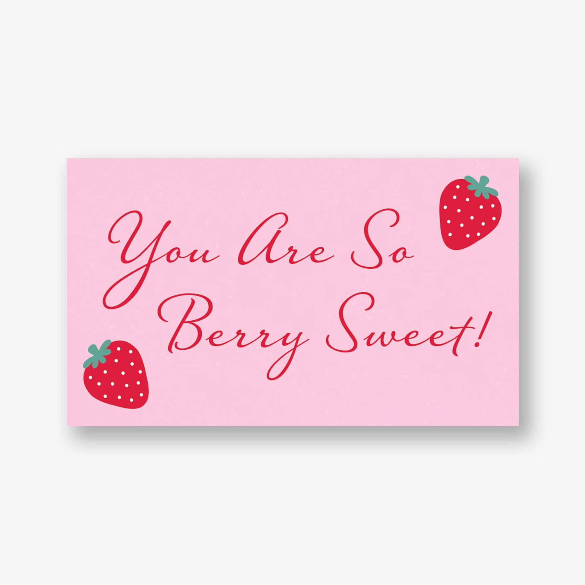 Berry Sweet Mini Valentine Card