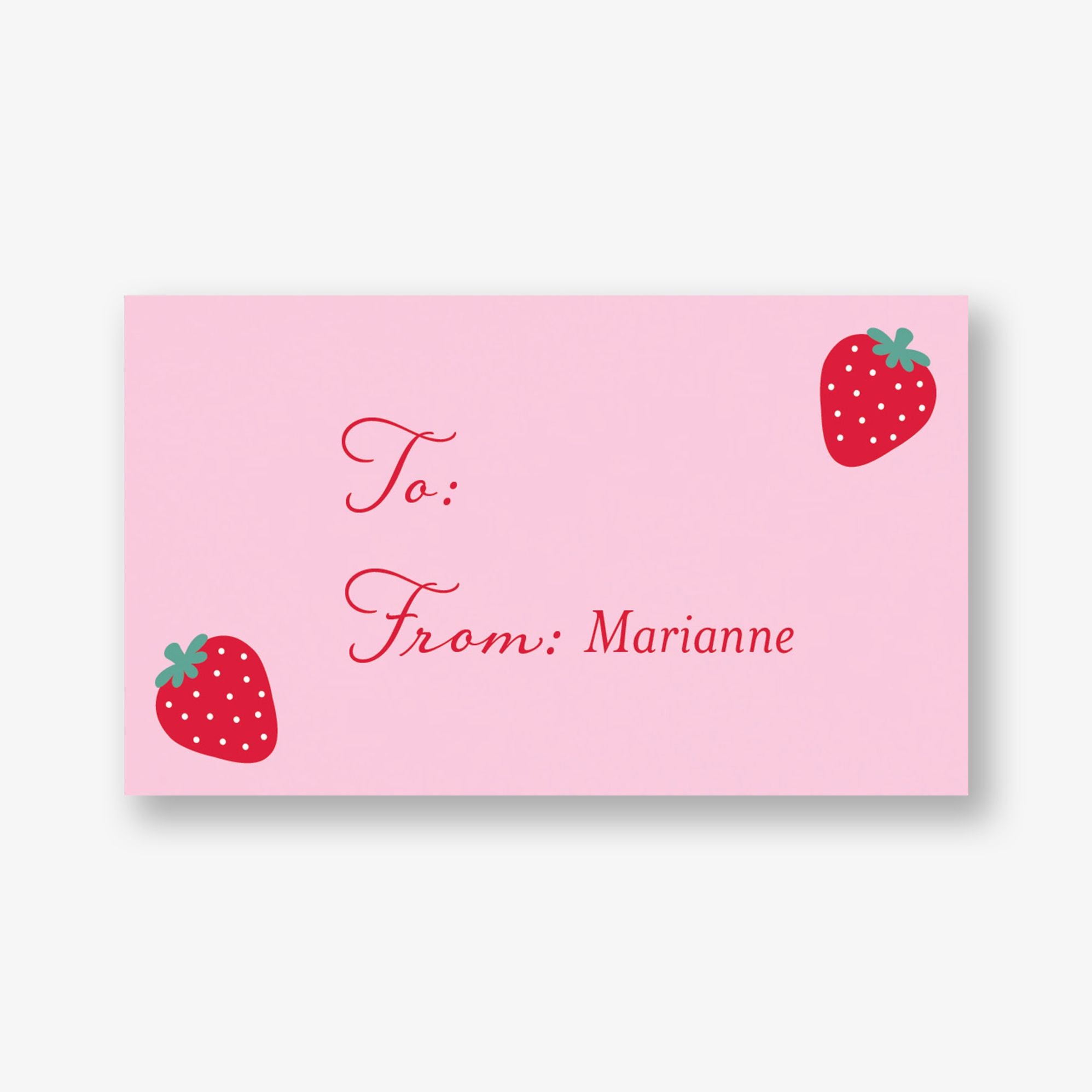 Berry Sweet Mini Valentine Card