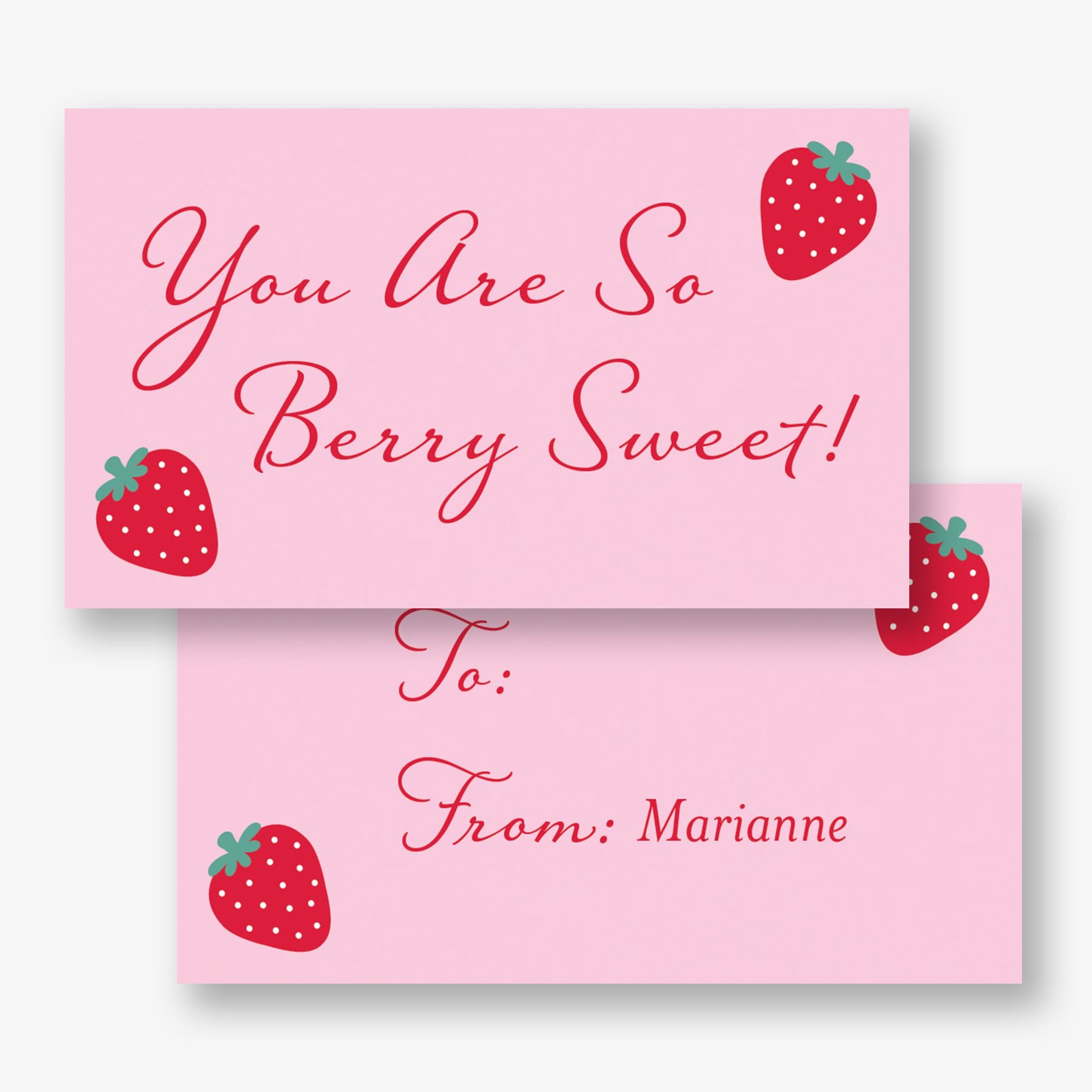 Berry Sweet Mini Valentine Card