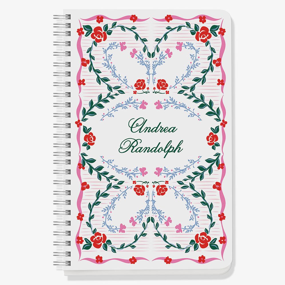 Rose Brocade Custom Journal