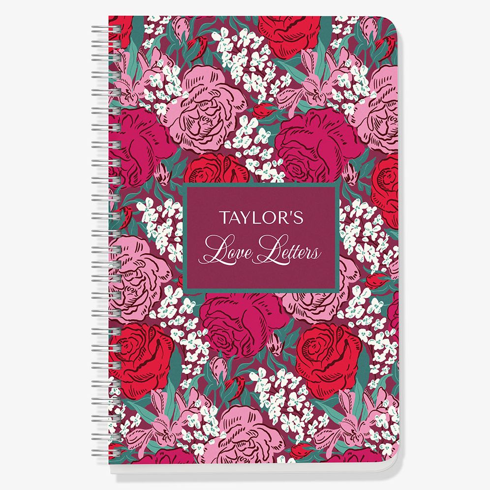 Blushing Rose Custom Journal