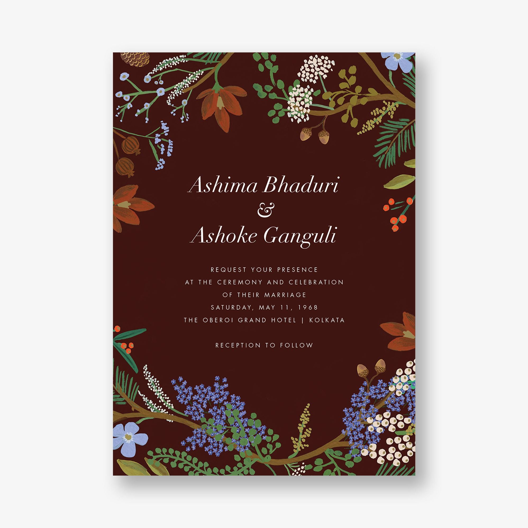 Juniper Forest Wedding Invitation