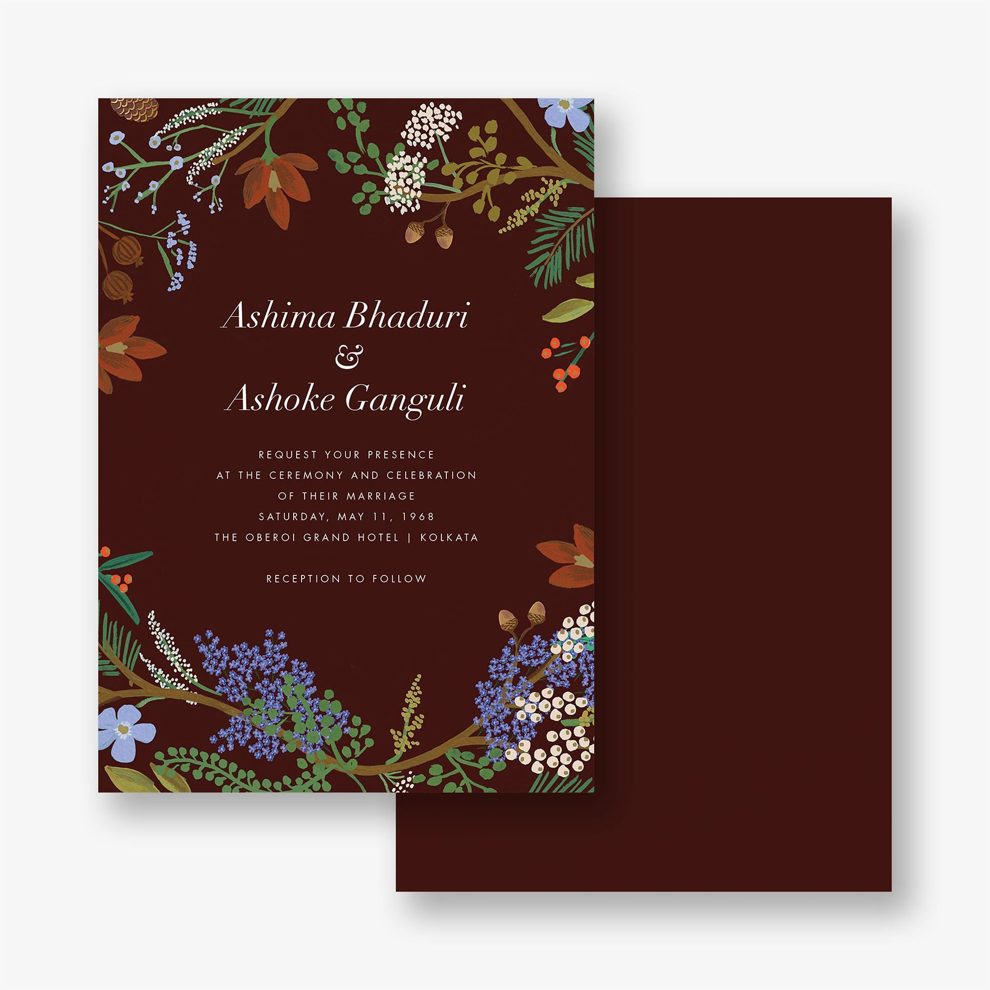 Juniper Forest Wedding Invitation