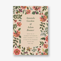 Gracie Border Wedding Invitation