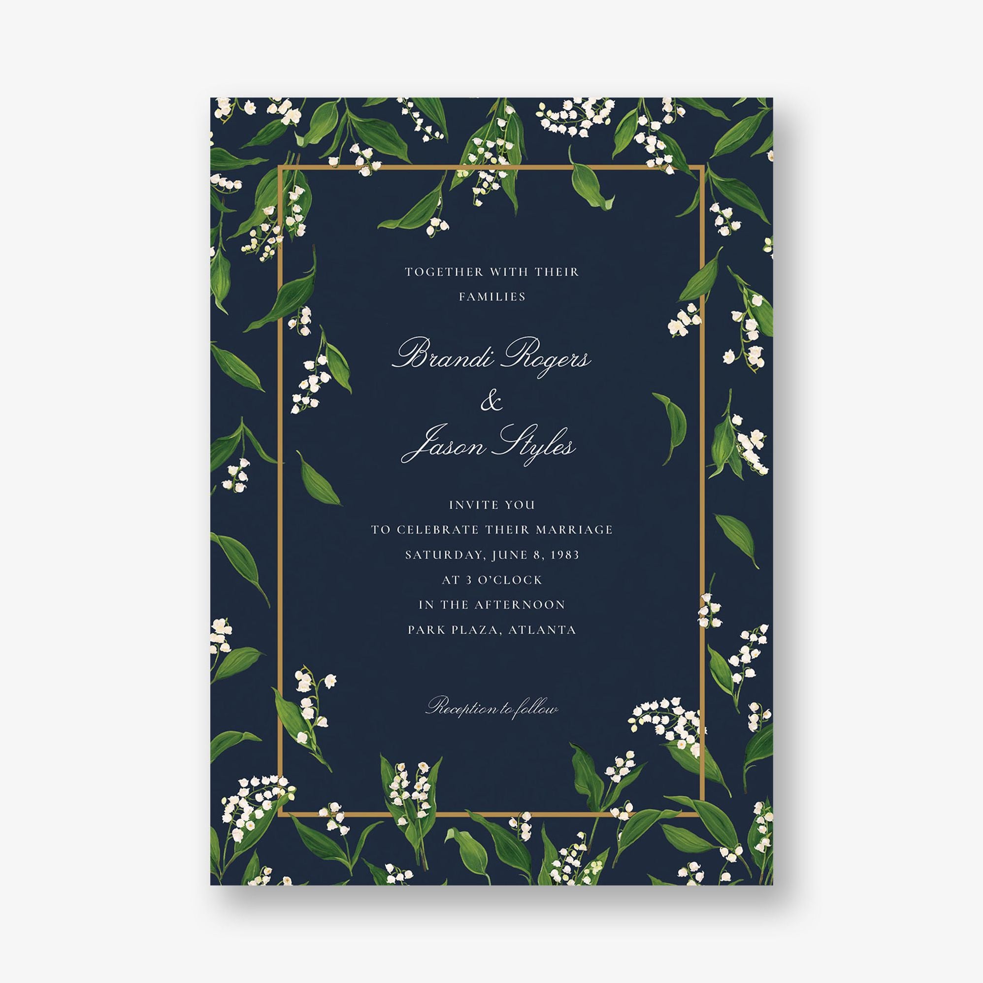 Valley Girls Wedding Invitation