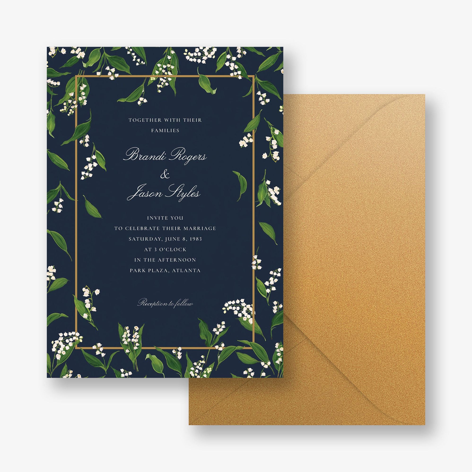 Valley Girls Wedding Invitation