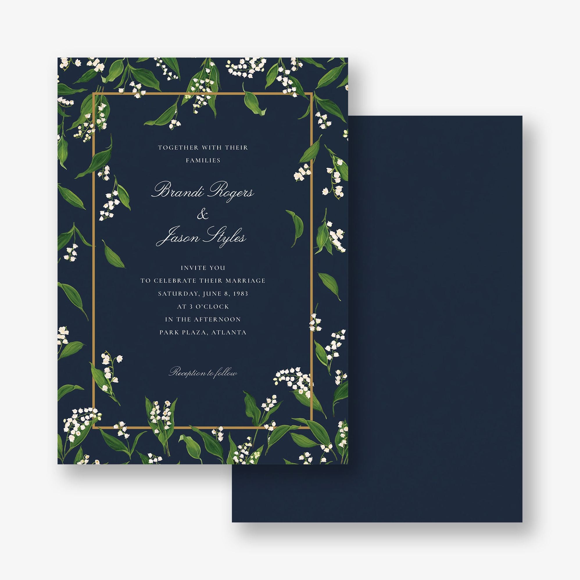 Valley Girls Wedding Invitation