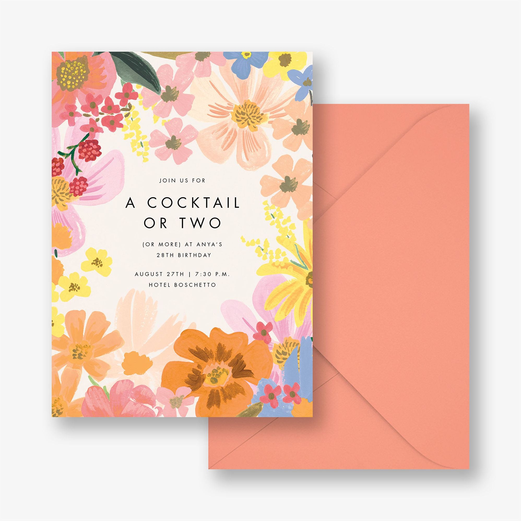 Marguerite Frame Party Invitation