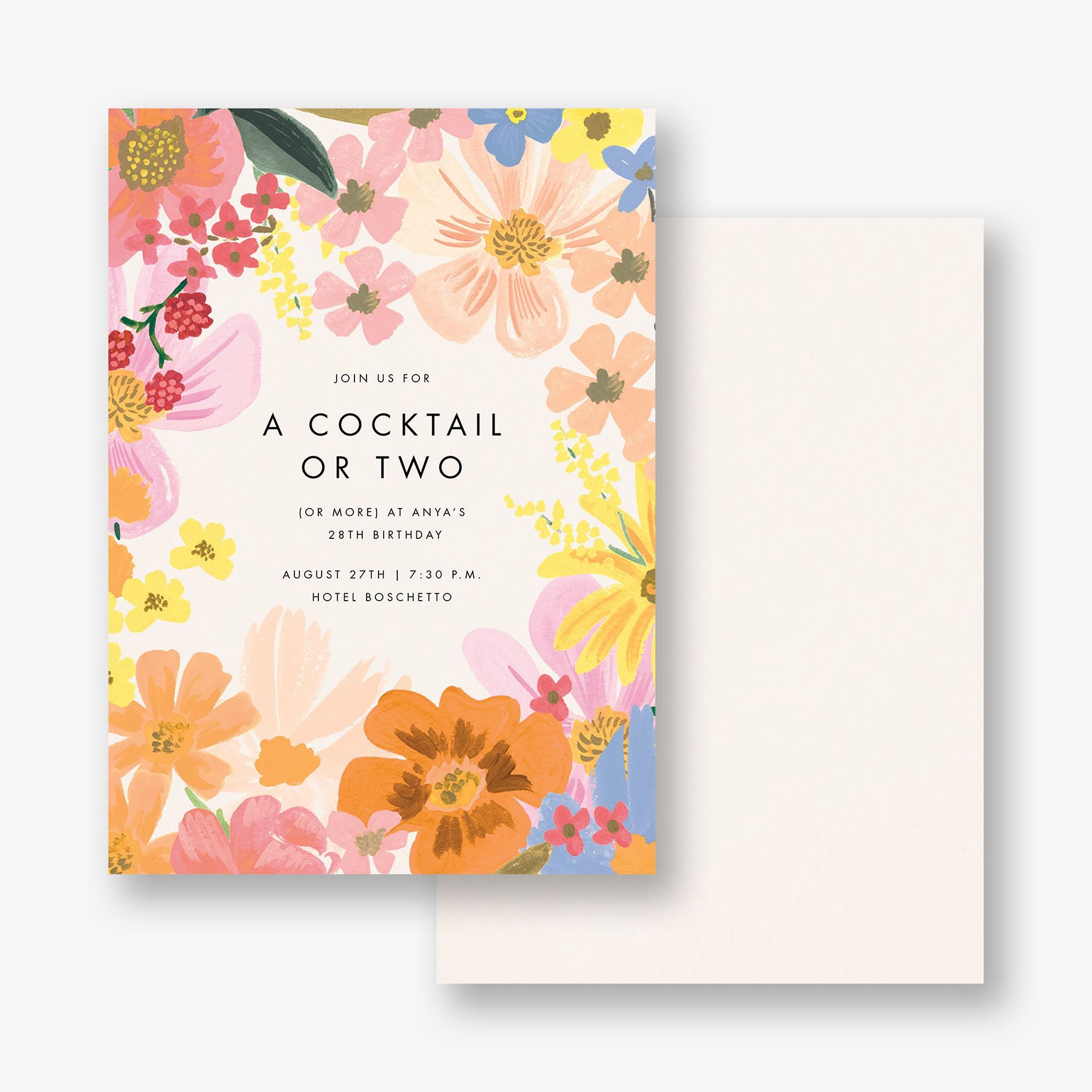 Marguerite Frame Party Invitation