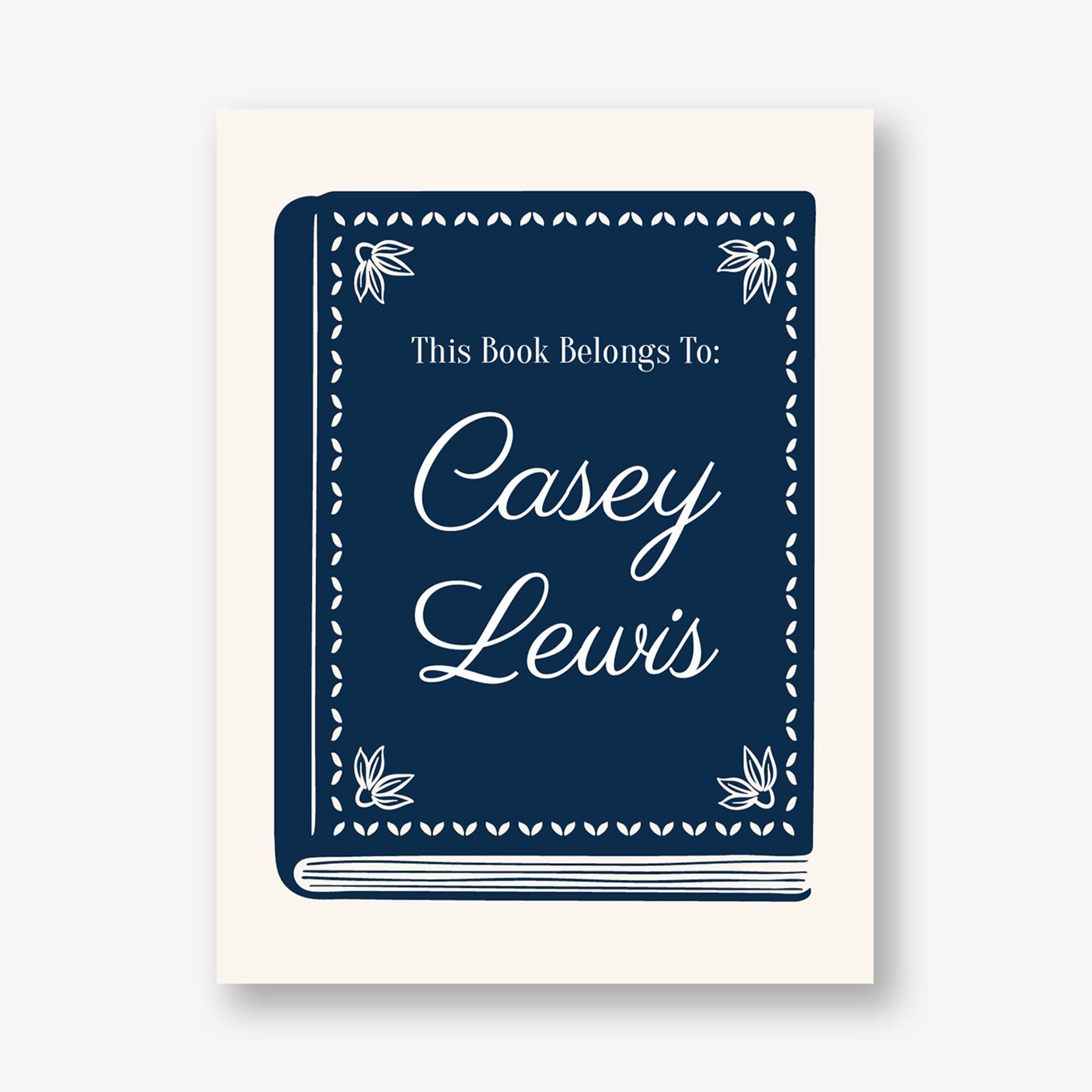 Illustrated Novel Adhesive Bookplates