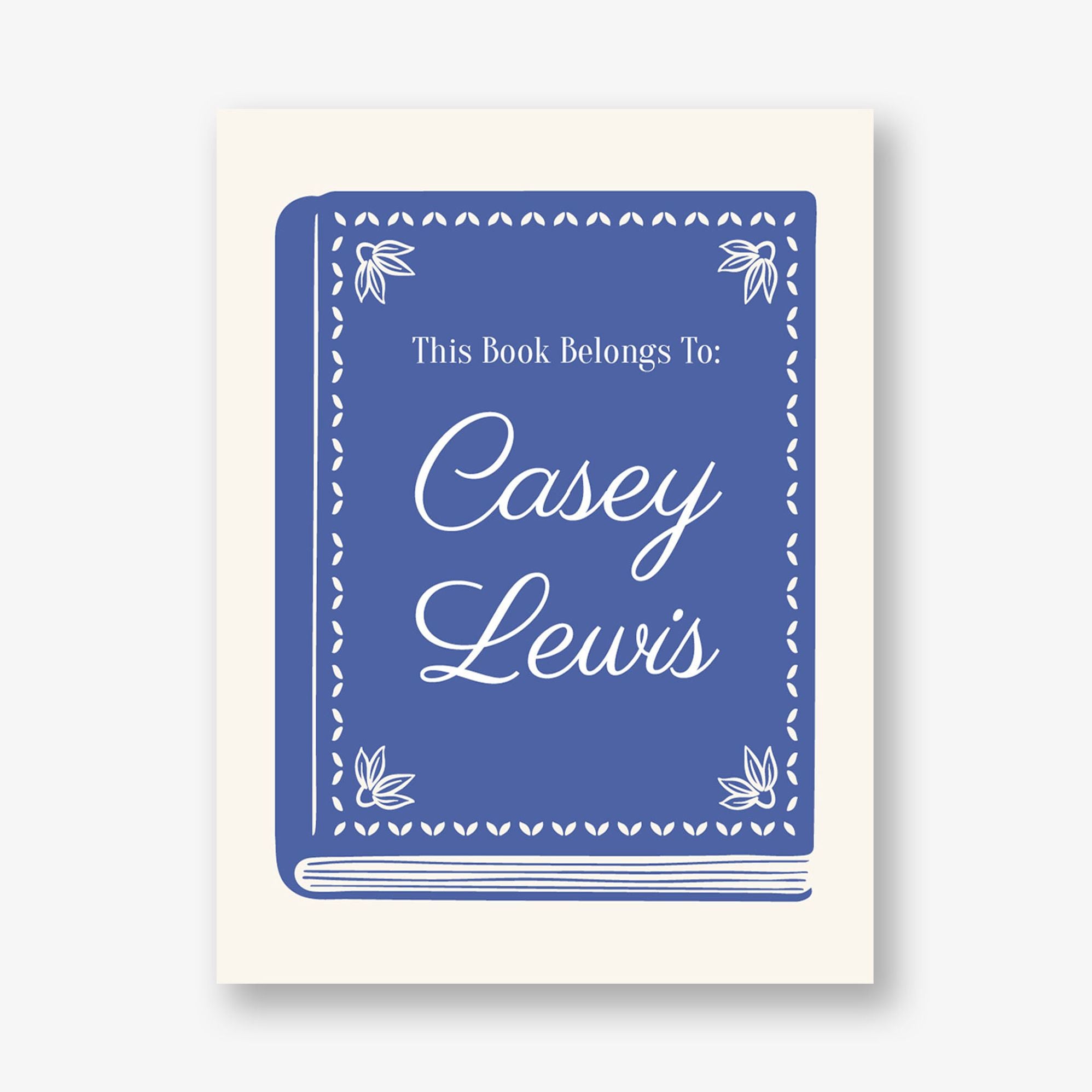 Illustrated Novel Adhesive Bookplates