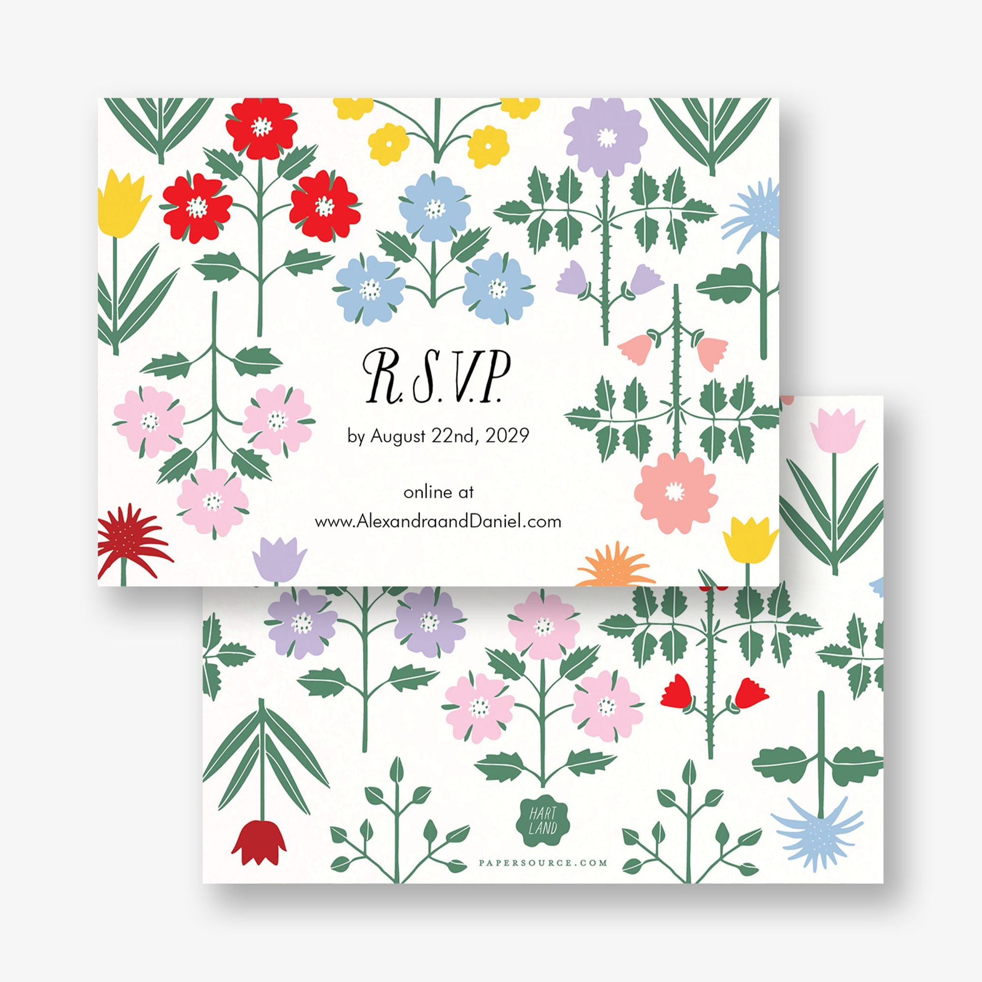 Betty's Garden Response Card