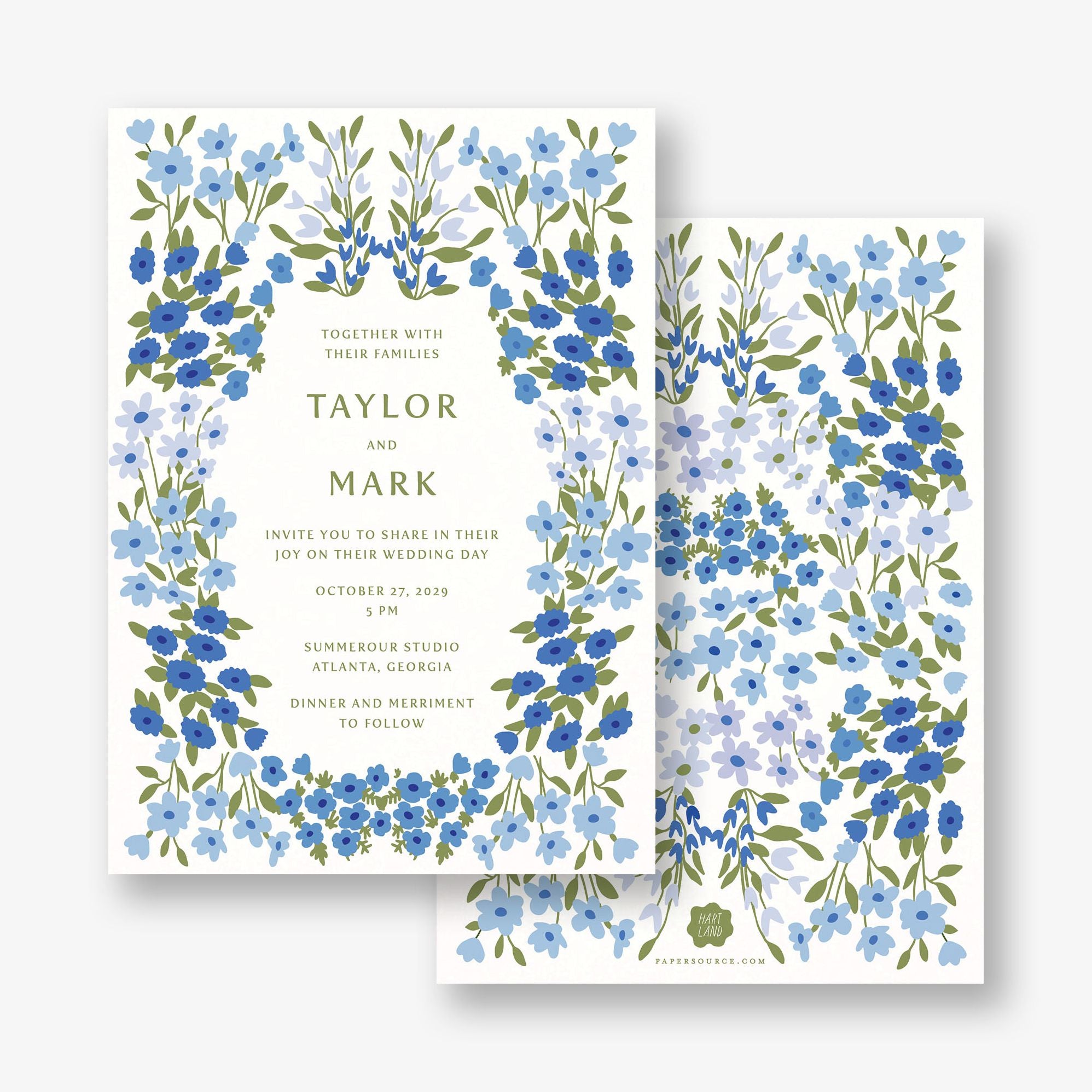 Cottage Garden Wedding Invitation