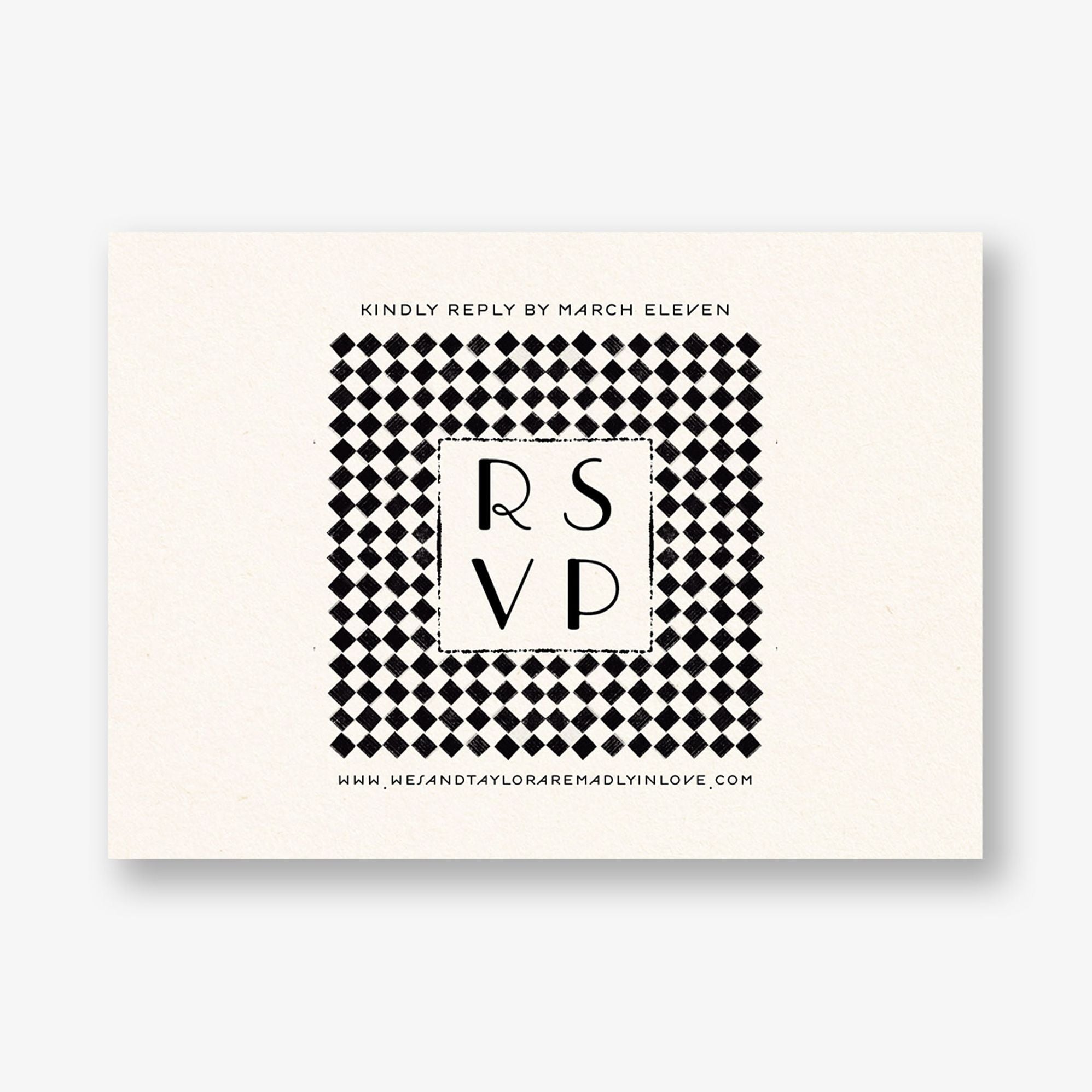 Vintage NYC Deli Response Card