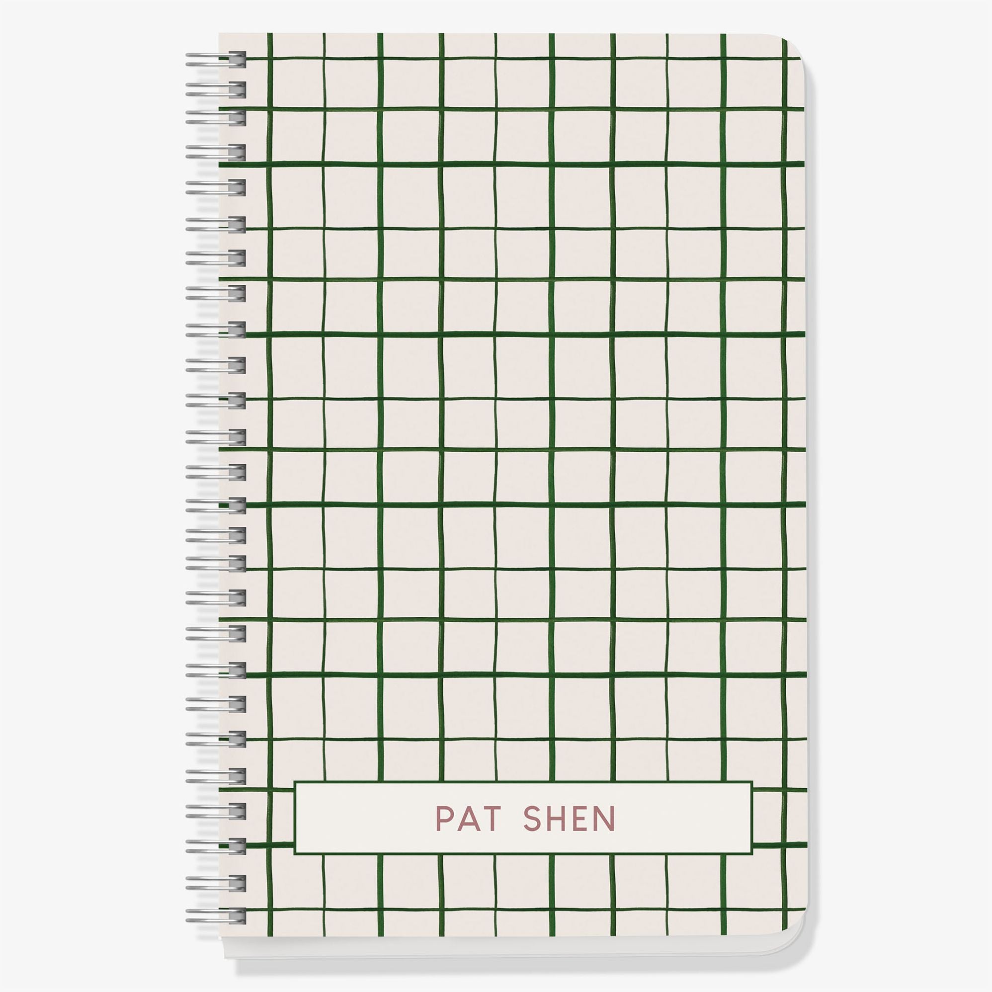 Emerald Grid Custom Journal