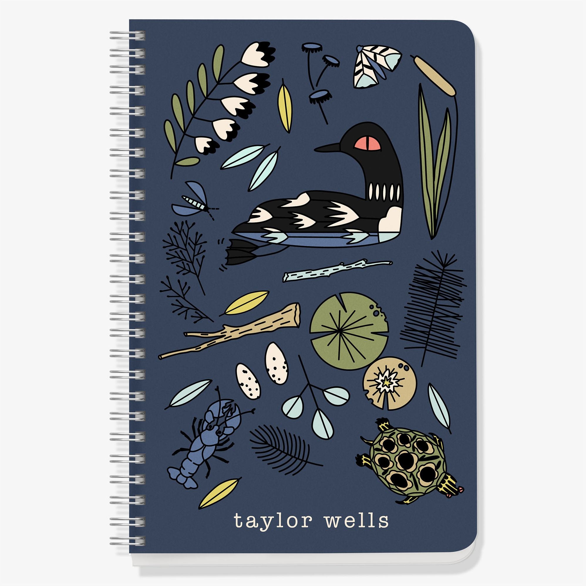 Loon and Lake Custom Journal