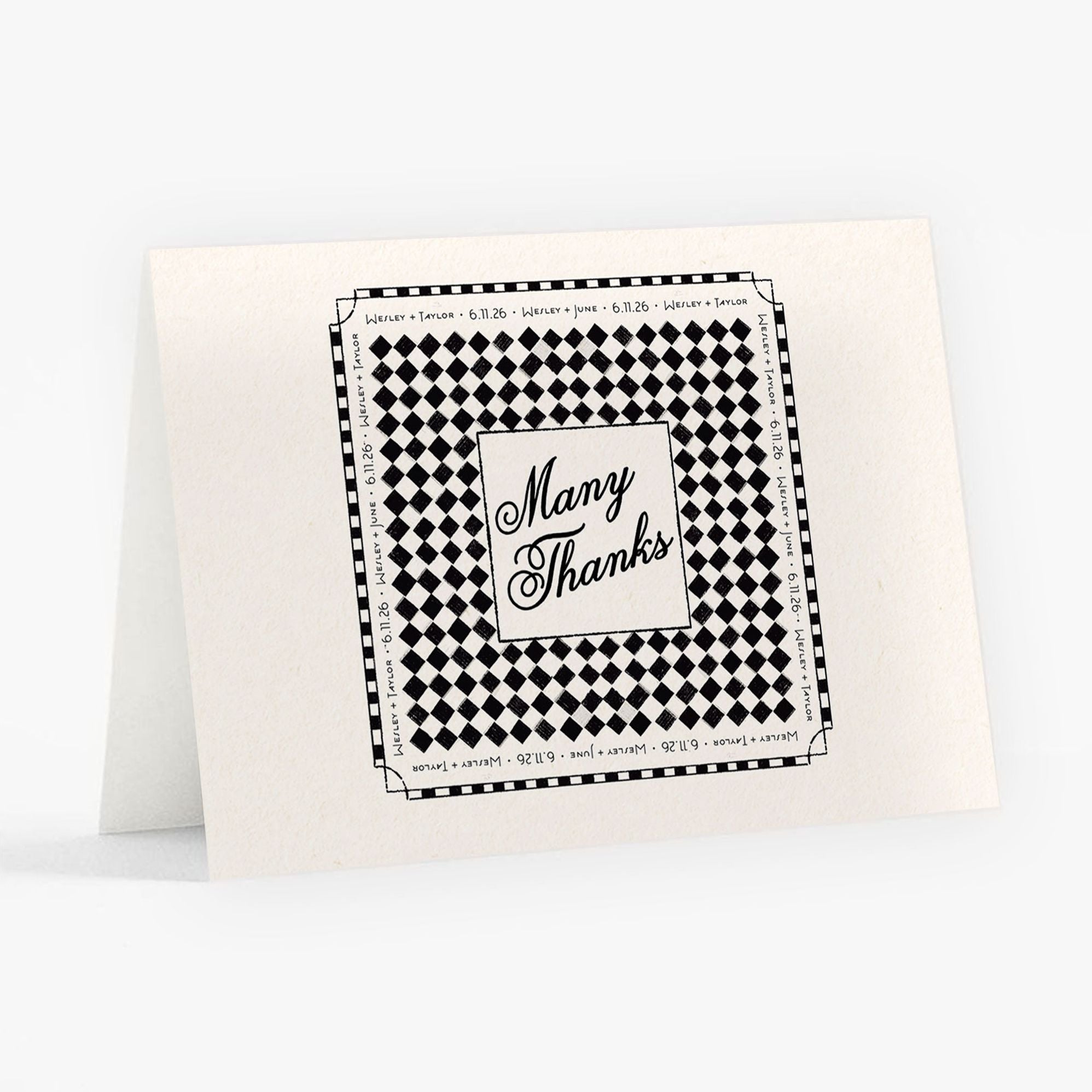 Vintage NYC Deli Thank You Card