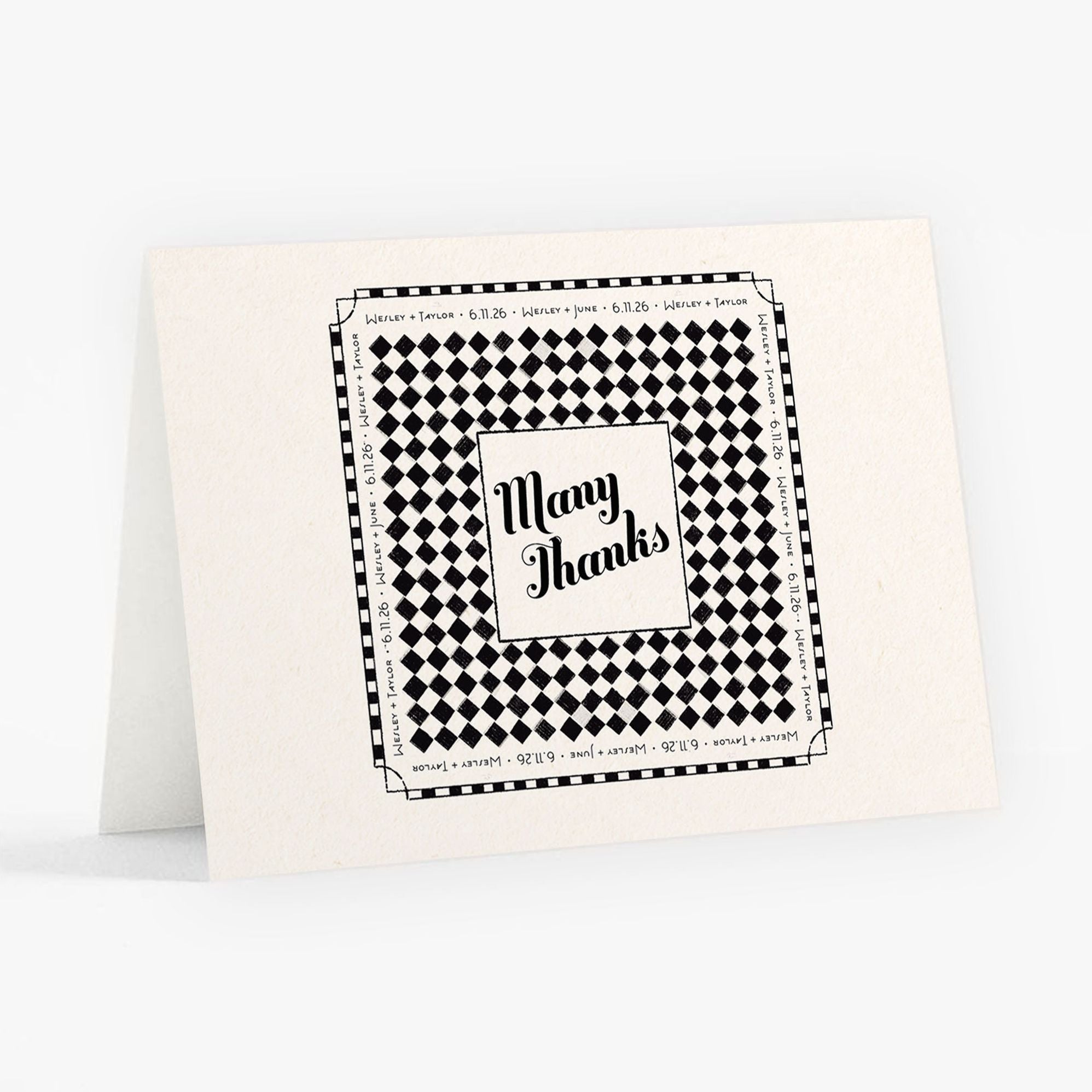 Vintage NYC Deli Thank You Card