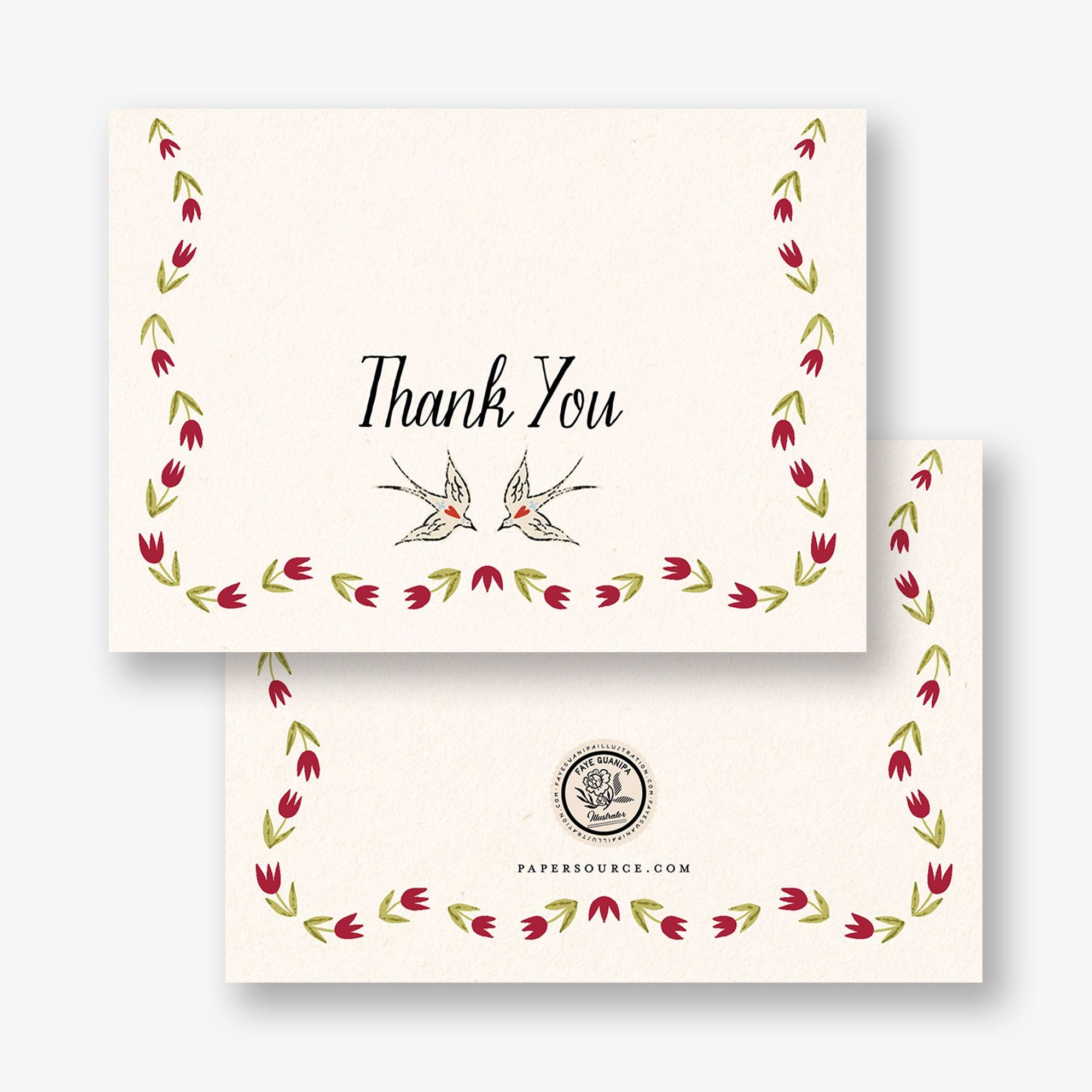 Folk Maximalist Thank You Card