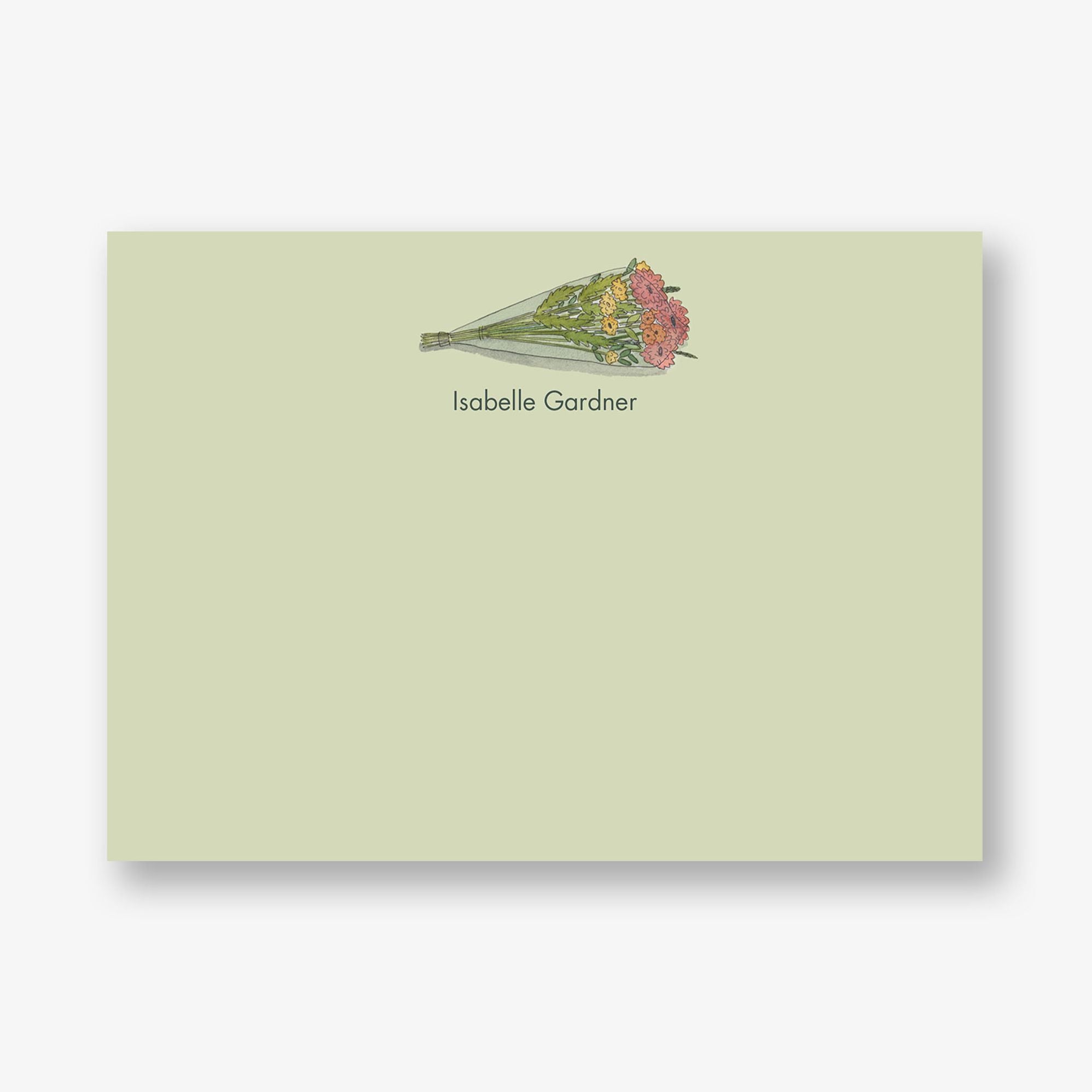 Grocery Store Flowers Stationery