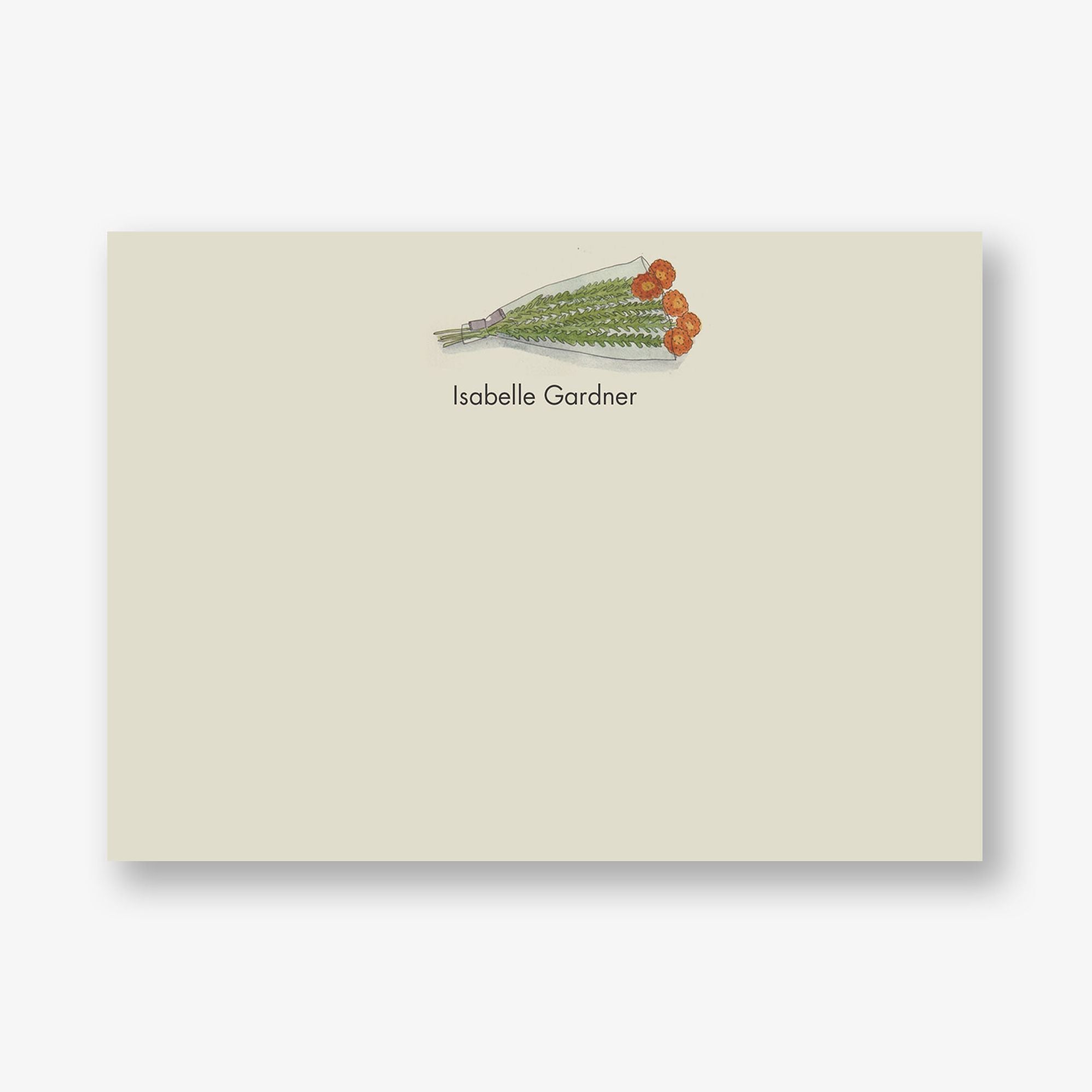 Grocery Store Flowers Stationery