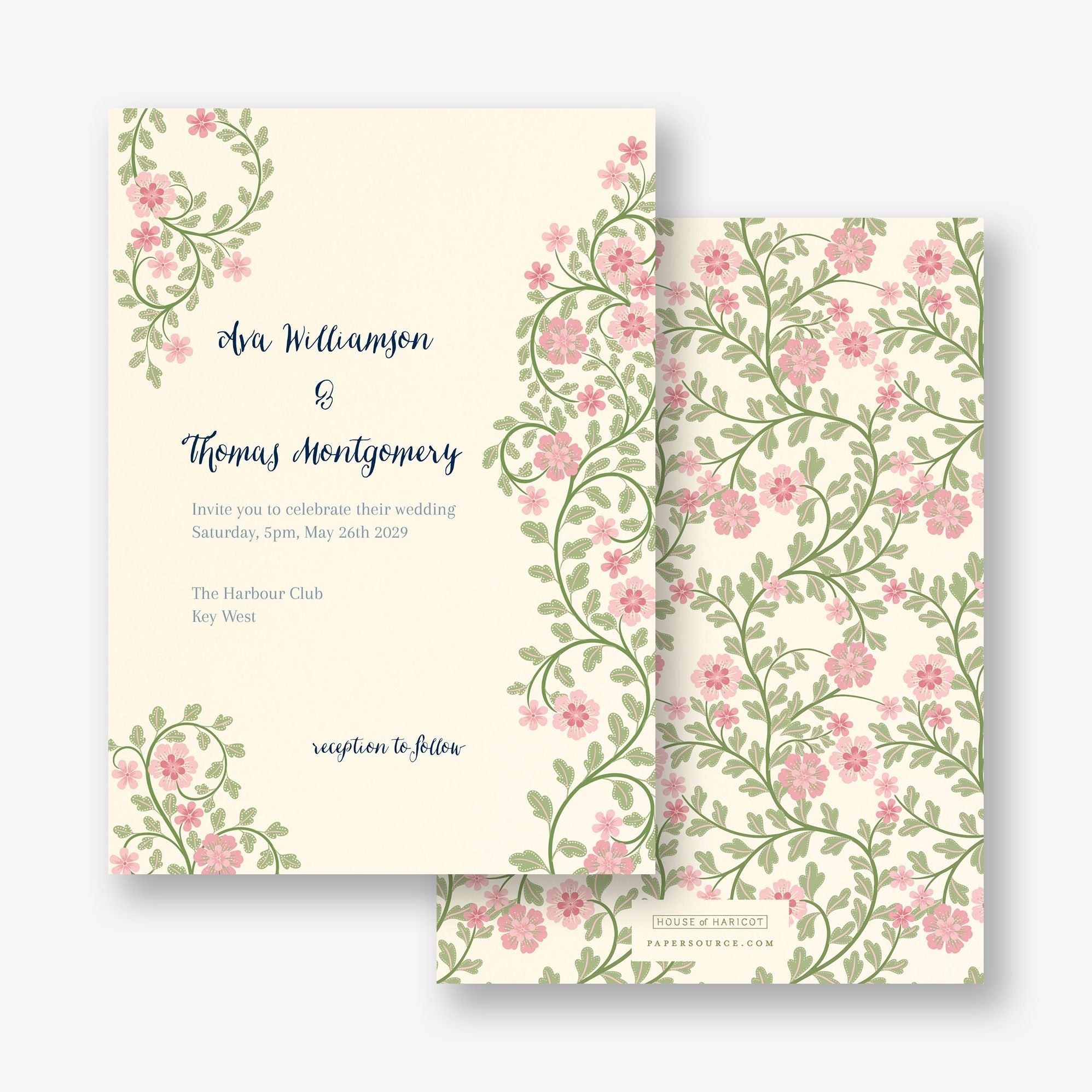 Flower Garden Wedding Invitation