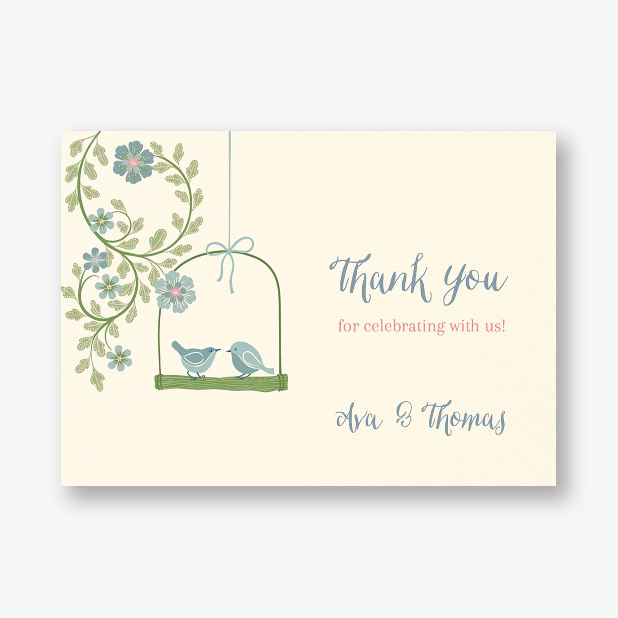 Flower Garden Thank You Card