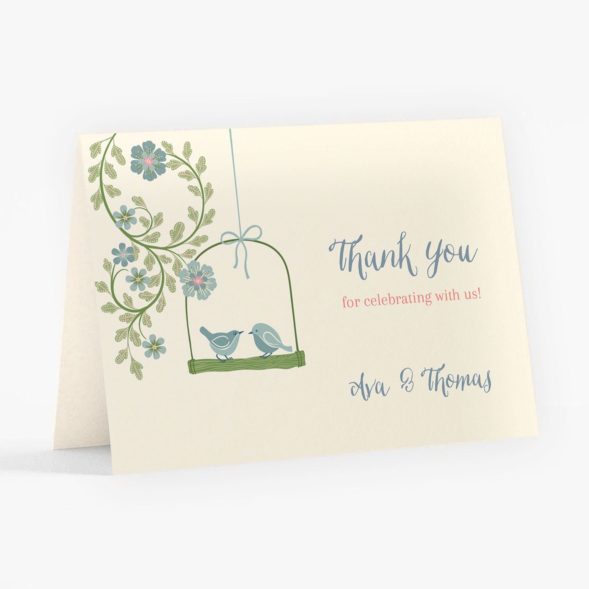 Flower Garden Thank You Card