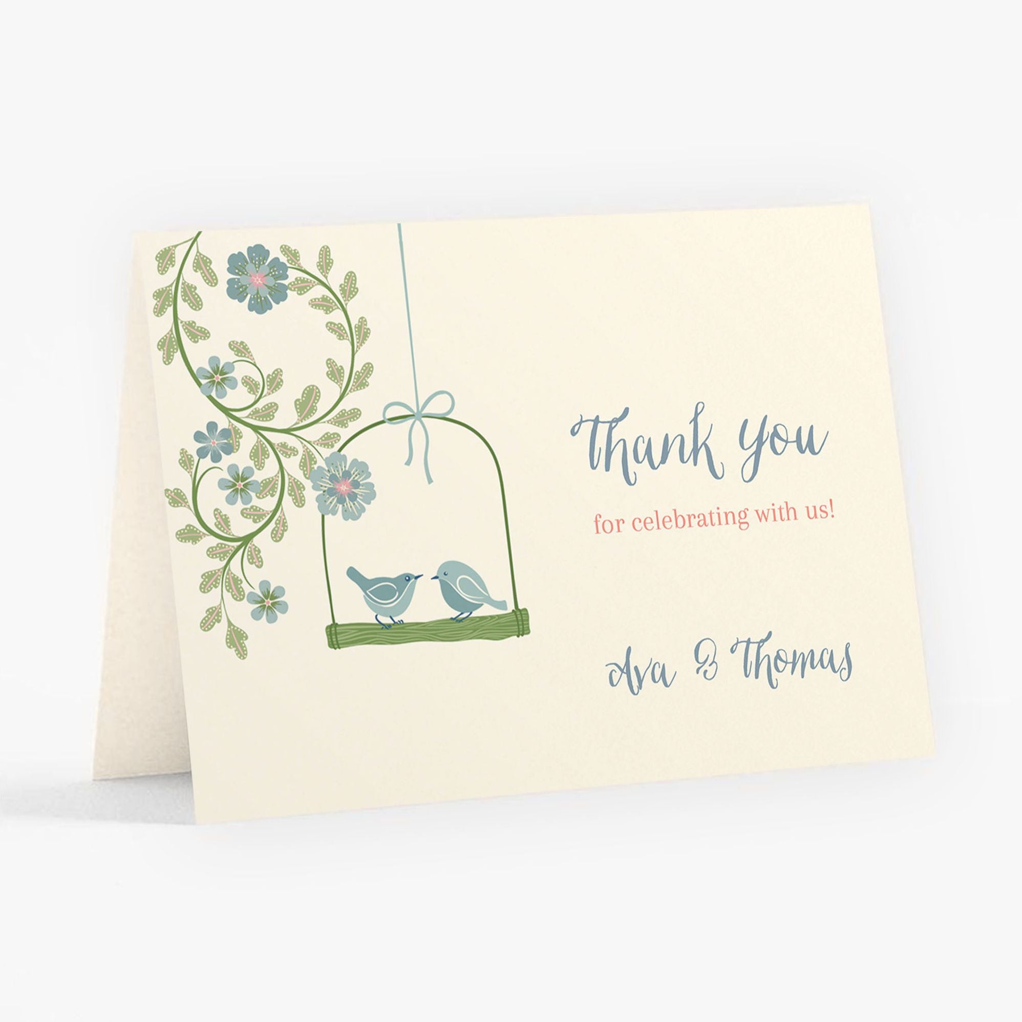 Flower Garden Thank You Card
